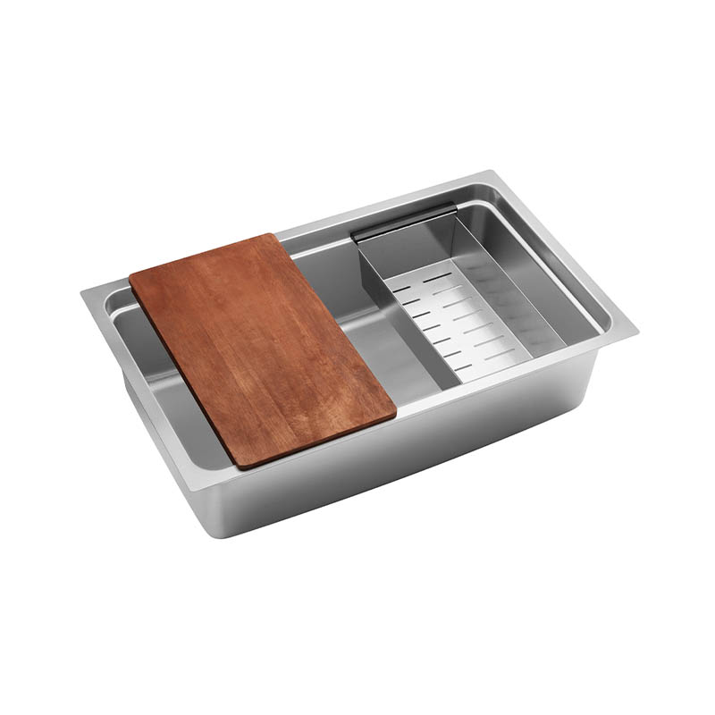 Can a Single Stepped Stainless Steel Sink Really Replace the Need for Separate Cutting Boards and Drying Racks?